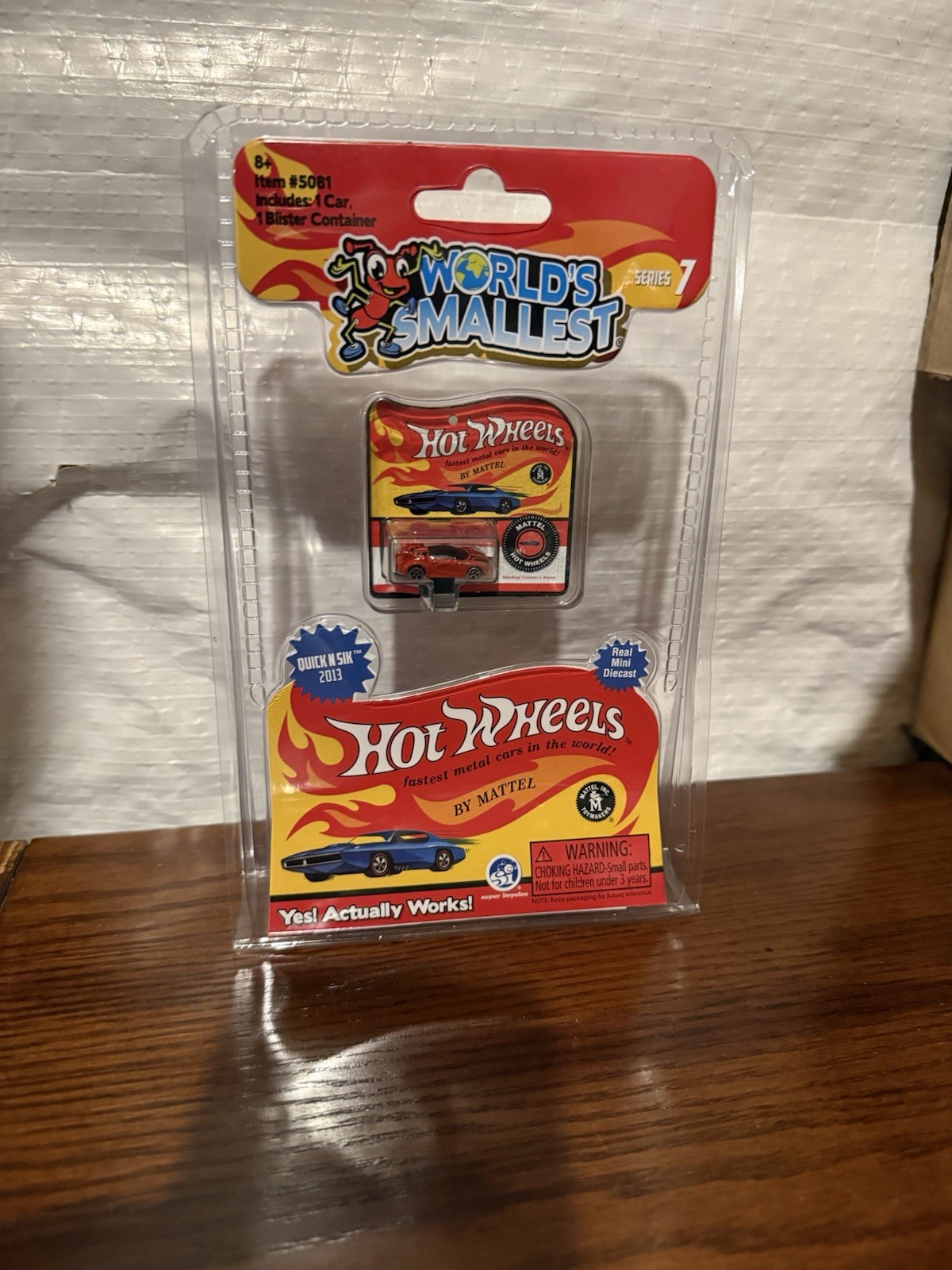World's Smallest Hot Wheels Series 7 - Quick N Sik 2013 - New/Sealed