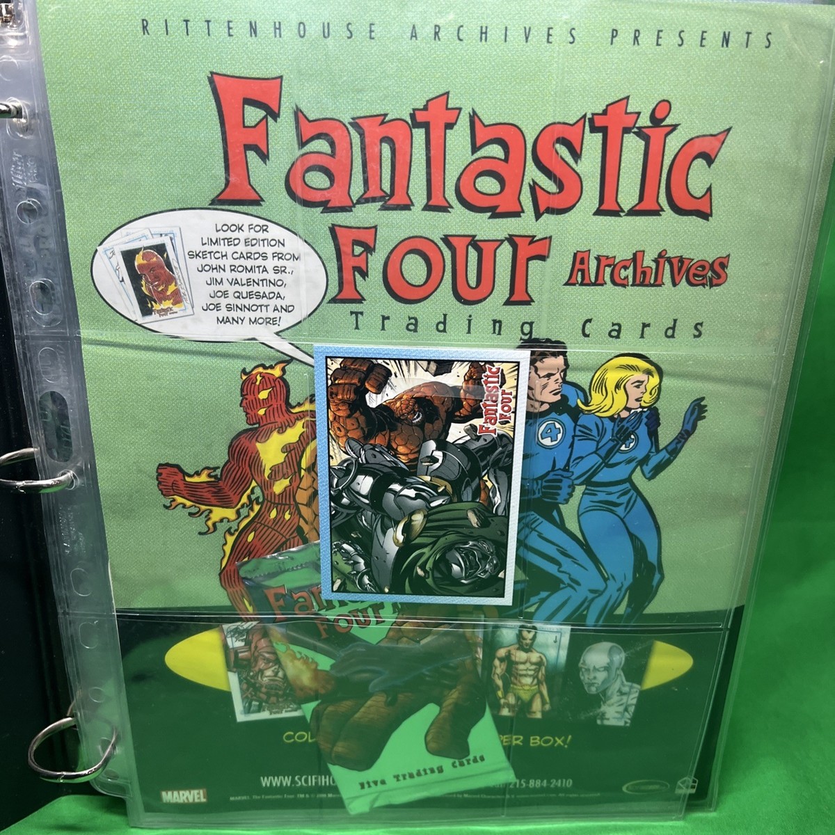 Marvel Fantastic Four Archives Trading Cards & Official Binder