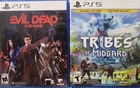 PS5 Evil Dead: The Game & Tribes of Midgard: Deluxe Edition Lot - "NEW & SEALED"