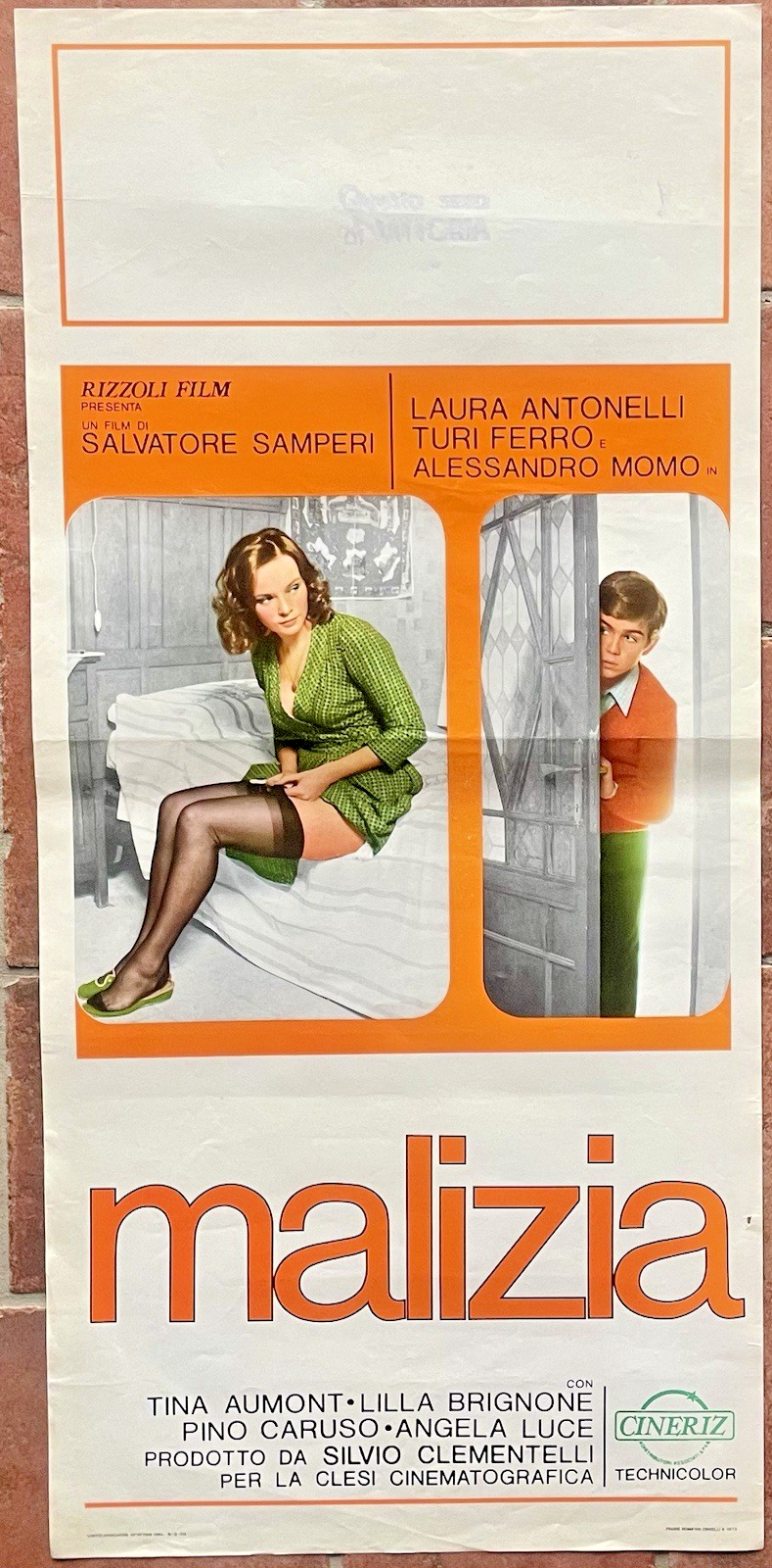 Locandina originale film Malizia () - Regia di Salvatore Samperi