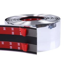 4" 100mm Automotive Chrome Trim Molding 16FT 4" 100mm Wide Chrome Silver