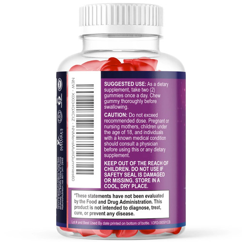 Men's Multivitamin Gummies - Daily Immune Support with Vitamins & Minerals