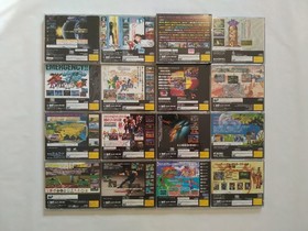 Sega Saturn Lot 16 Games Virtua Fighter 2 Panzer Dragoon Evangelion Gungriffon
