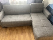 Graues Sofa mit Schlaffunktion, 3-Sitzer 205/160