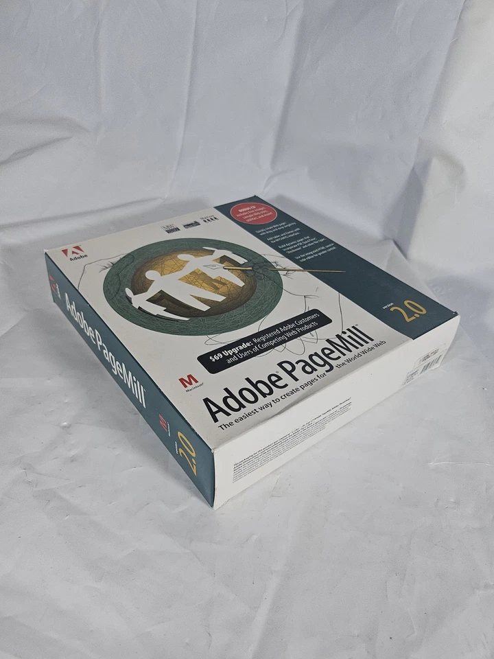 Adobe Pagemill 2.0 MAC Apple Software de PC de colección Diseño web Creador de páginas web 🔥 Foto 3 de 4