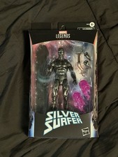 Marvel Legends Obsidian Silver Surfer With Mjolnir