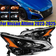 Headlights Pair For 2023 2024 2025 Nissan Altima Full Led Projector Headlamps Headlights Pair For 2023 2024 2025 Nissan Altima Full Led Projector Headlamps