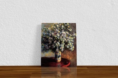Claude Monet ''Asters'' Canvas Print Wall Art Home Decor