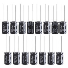 NEW 15 pcs 1000Uf 16V 105 Radial Aluminum Electrolytic Capacitor 10x17mm