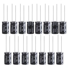 NEW 15 pcs 1000Uf 16V 105 Radial Aluminum Electrolytic Capacitor 10x17mm