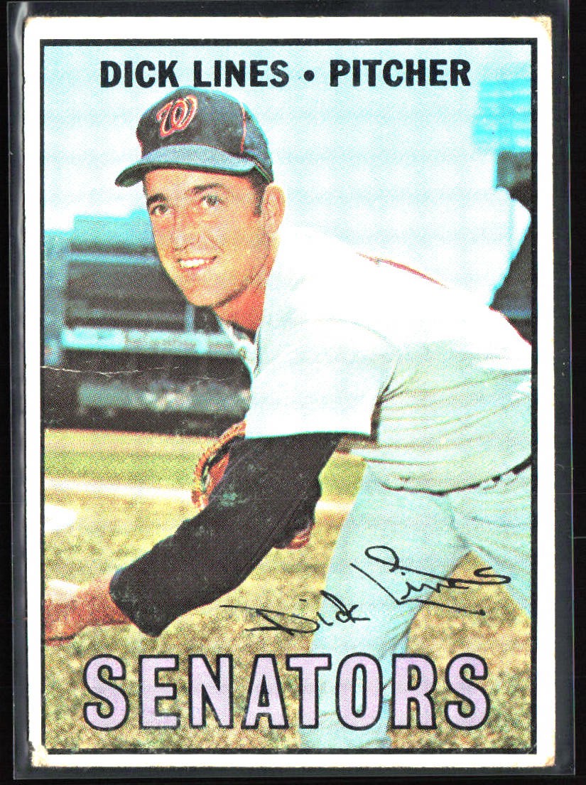 1967 Topps #273 Dick Lines