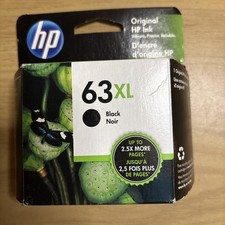 HP 63XL Black Ink Cartridge. Exp 8/2020