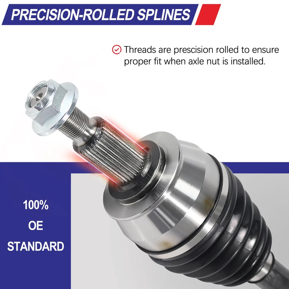 Front Pair CV Axle Shaft for 2003 2004 2005 2006-2008 Toyota Corolla Auto OEM - Imagem 3 de 4