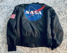 Quilted NASA Large Space Lab 2 Bomber Jacket ...