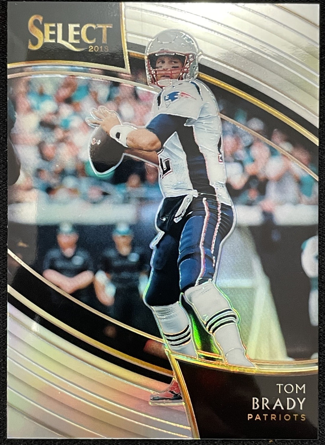2018 Panini Select Tom Brady Field Level Silver Prizm #201 New England Patriots