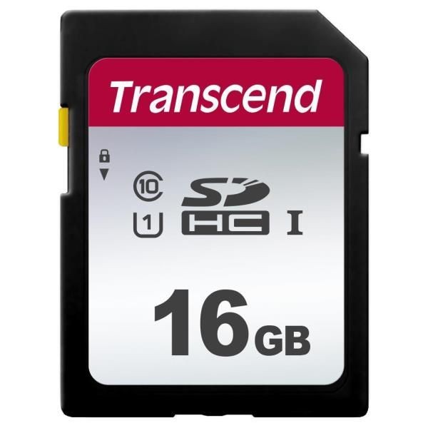 Transcend Premium 300S Scheda Sdhc 16 Gb Class 10, Uhs-I, Uhs-Class 1 - Immagine 2