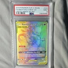 Pokemon Mewtwo & Mew GX Unified Minds 242/236 Full Art Secret Holo PSA 9 2019