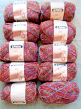 10 x 50g  Balls Patons Jet Chunky Wool & Alpaca Blend Yarn Multicoloured