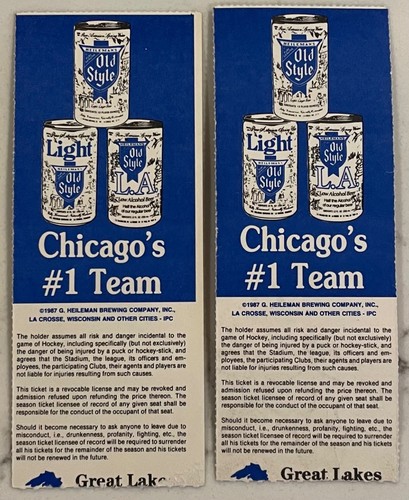 St. Louis Blues at Chicago Blackhawks NHL Biglietto Stubs - Foto 2 di 2