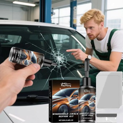 Windshield crack repair fluid,car window repair resin kit,glass scratch repair t