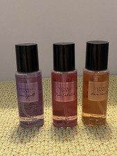 VICTORIAS SECRET set of 3 - LOVE SPELL Pure SEDUCTION, Bare VANILLA Mist 2.5oz