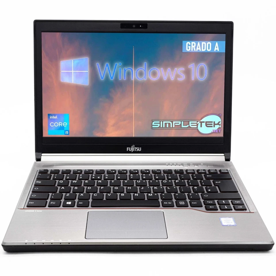 FUJITSU E736 13" CORE i5 WINDOWS 10 32GB 2TB NOTEBOOK PC COMPUTER PORTATILE - Immagine 2 di 4