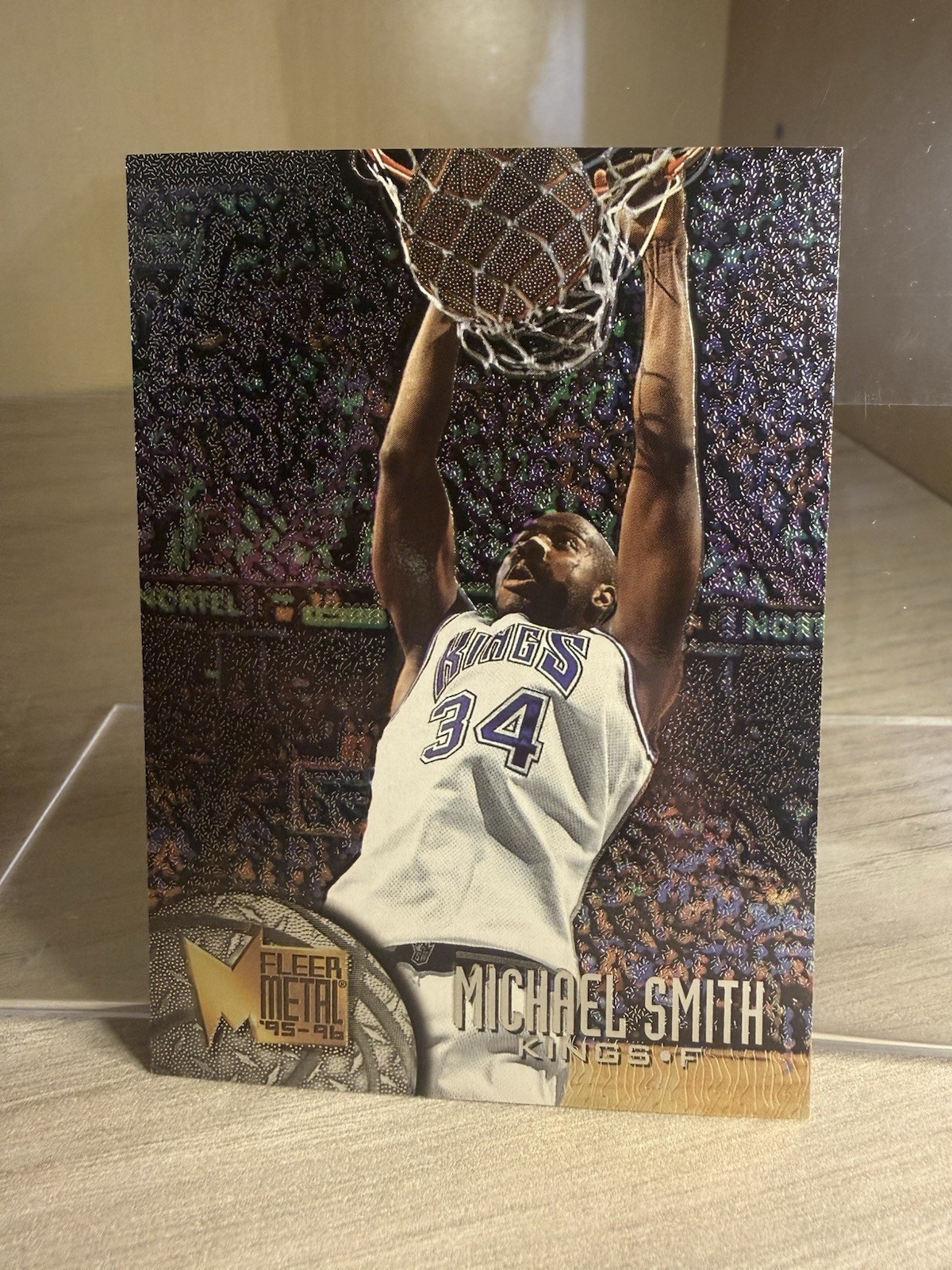 Michael Smith #188 1995-96 Metal Sacramento Kings Basketball
