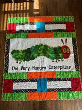 Very Hungry Caterpillar Eric Carle Crib Baby Newborn Quilt