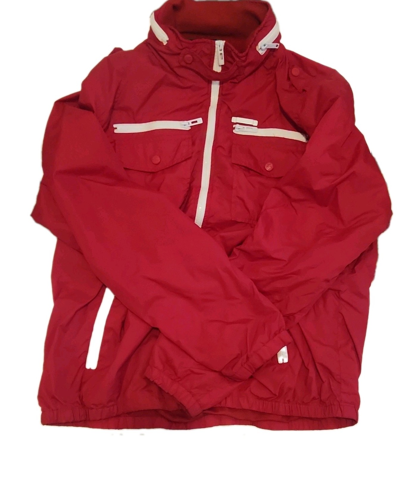 Ecko Unltd. Men's (S) Red/White Windbreaker Jacket
