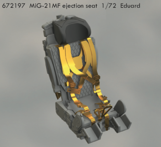 Eduard Brassin ED672197 MiG-21MF Interceptor Ejection Seat 1:72