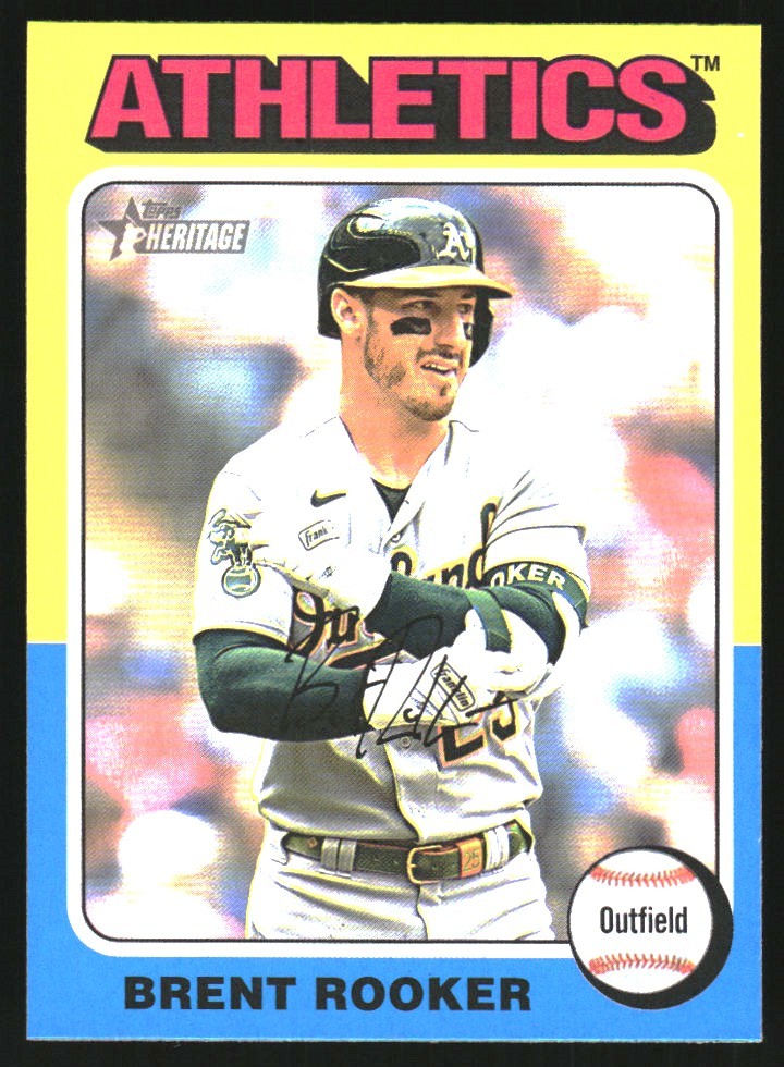 2024 Topps Heritage Mini #145 Brent Rooker - BB
