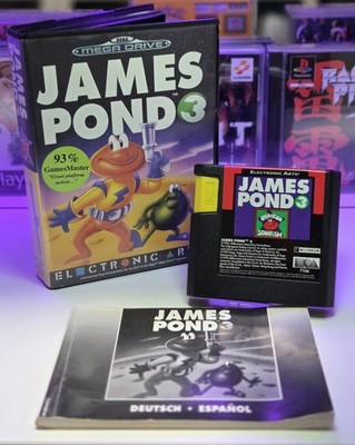 James Pond 3 Sega Mega Drive Cib Mit Anleitung 