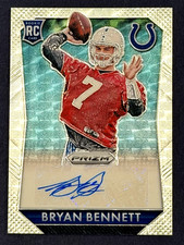 2015 PANINI PRIZM AUTO BRYAN BENNETT SIGNED AUTOGRAPH ROOKIE CARD RC GOLD /5. rookie card picture