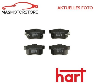 SATZ BREMSBELÄGE BREMSKLÖTZE HINTEN HART 215 259 H NEU OE QUALITÄT