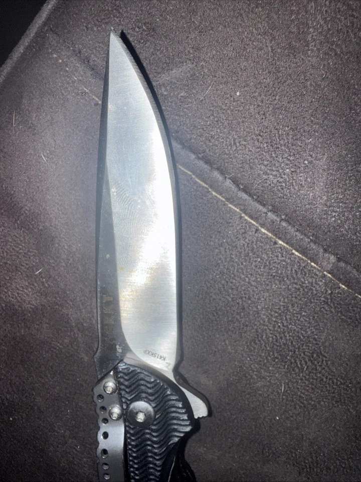 Navaja de Bolsillo Plegable CRKT K410KXP Ripple Ken Onion Diseño Retirado Foto 2 de 2