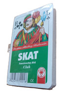VTG Niemieckie karty do gry Sealed Skat ASS Altenburger 32 arkusze Joker Niemieckie karty