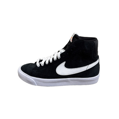 Nike Big Kid's Blazer Mid '77 Suede Black/White-Total Orange (DD3237 002) - 4y