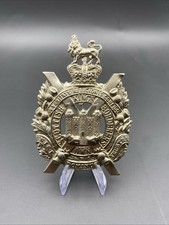 Victorian King`s Own Scottish Borderers KOSB Cap Badge. C8