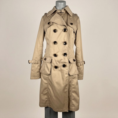 Trenchcoat Mantel VERO MODA Damen Gr. S Beige Herbst Frühling Zustand gut