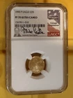 1990 P GOLD MIKE CASTLE SIGNED NGC PF70 AMERICAN EAGLE $5 1/10 OZ ULTRA CAMEO