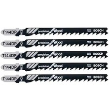 Bosch T144dp T-Shank Jig Saw Blades, Pk 5