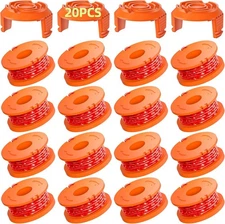 Eventronic 20 Pack WA0010 Trimmer String Compatible with 16 Spool + 4 Cap