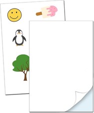 15 Blatt - Vinylfolie Sticker Papier zum Bedrucken A4, Aufkleber Selbstklebend W