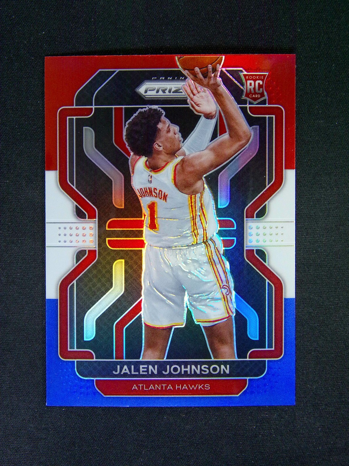 2021-22 Panini Prizm Jalen Johnson #305 RC Red White Blue