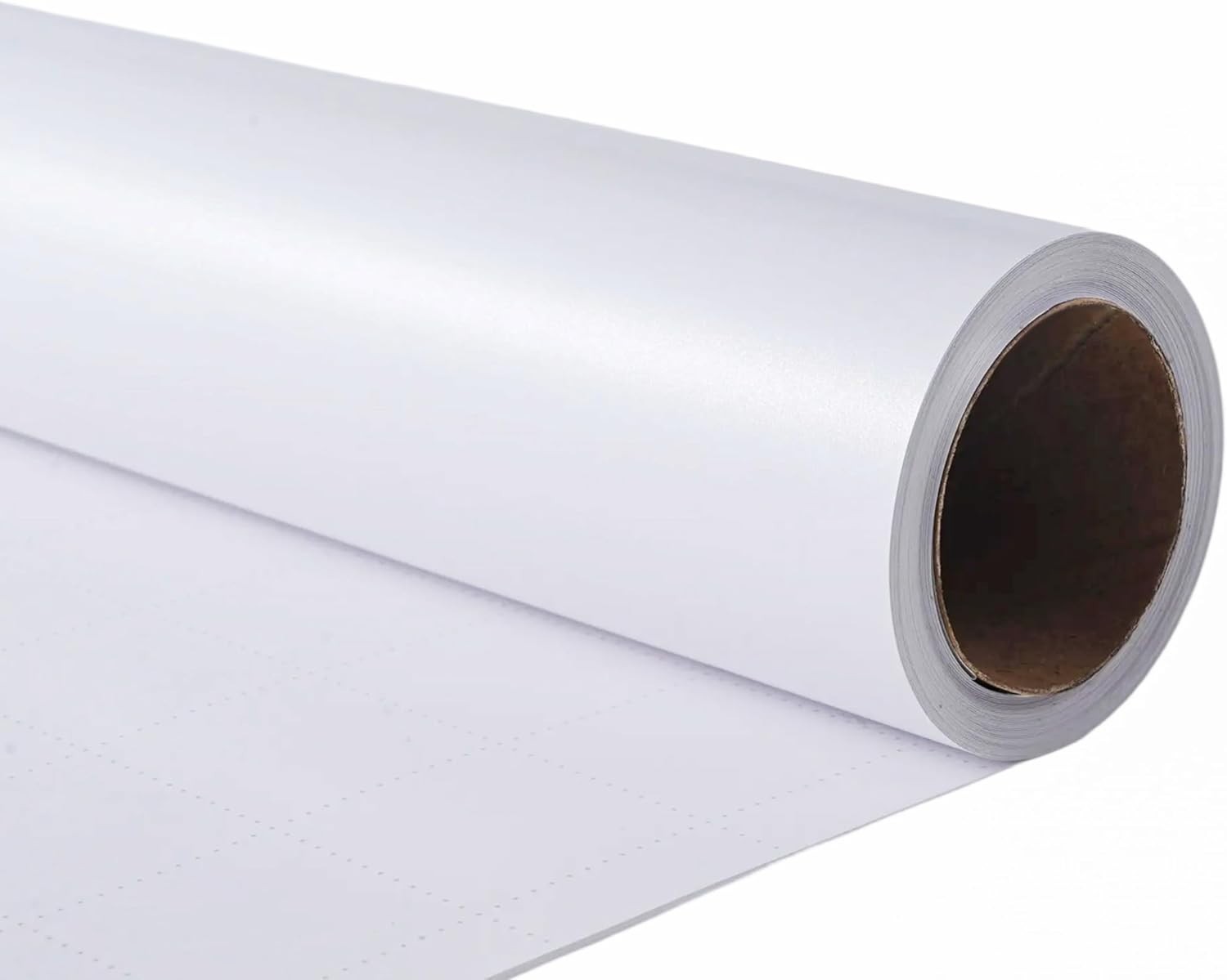 Roll With Cut Lines - Solid White Holiday Gift Wra...