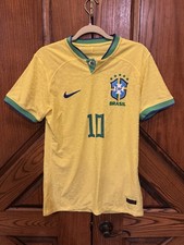 Nike Dri-Fit 2022/23 Brazil National Team Neymar Jr Jersey Men's, MD, Issues