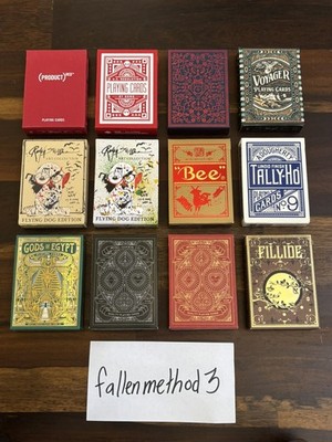 Bundle of Custom Playing Cards *See Description for Exact Deck Names/Info*