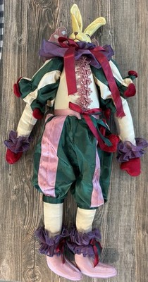 Katherine's Collection Wayne Kleski  26  Venetian Fairy Bunny Doll Jester
