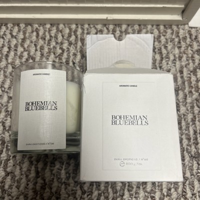 ZARA x Jo Malone -BOHEMIAN BLUEBELLS- AROMATIC CANDLE 7.0 oz, Open Box