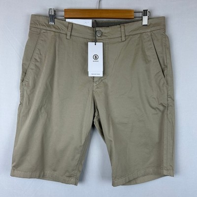 Bogner Miami Khaki Shorts Fade Out Finish 11'' Inseam Men's Size 50 or US 36